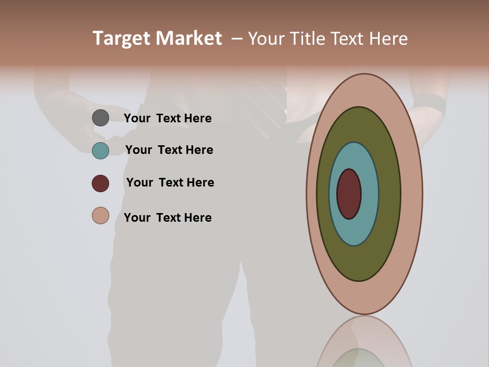 A Man Wearing A Tie With His Hands On His Hips PowerPoint Template