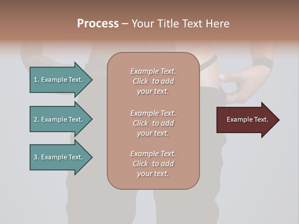 A Man Wearing A Tie With His Hands On His Hips PowerPoint Template