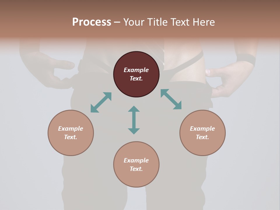 A Man Wearing A Tie With His Hands On His Hips PowerPoint Template