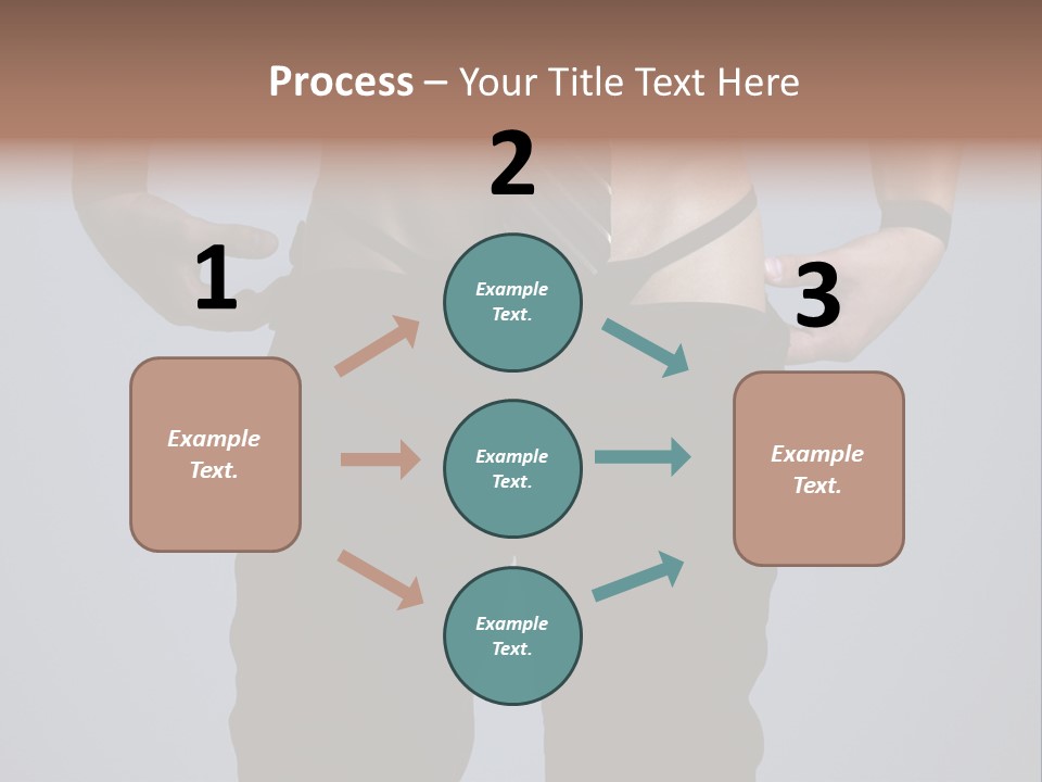 A Man Wearing A Tie With His Hands On His Hips PowerPoint Template
