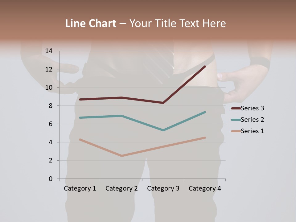 A Man Wearing A Tie With His Hands On His Hips PowerPoint Template