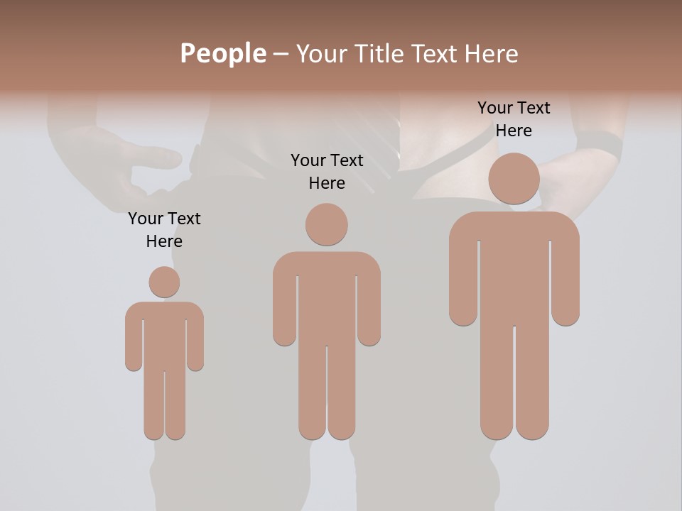 A Man Wearing A Tie With His Hands On His Hips PowerPoint Template