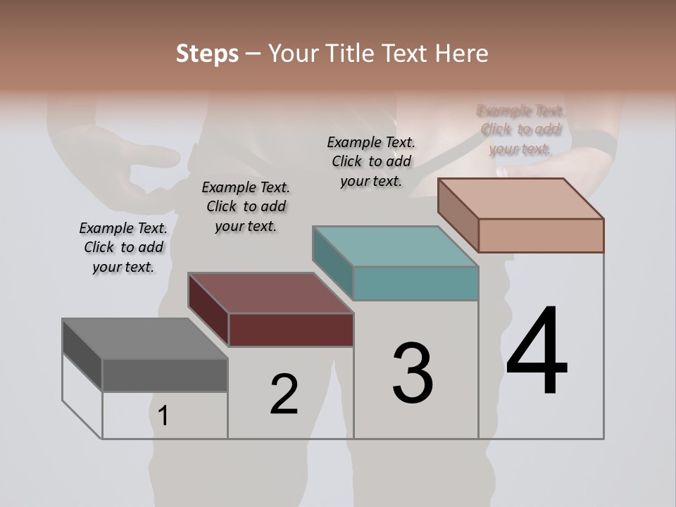 A Man Wearing A Tie With His Hands On His Hips PowerPoint Template
