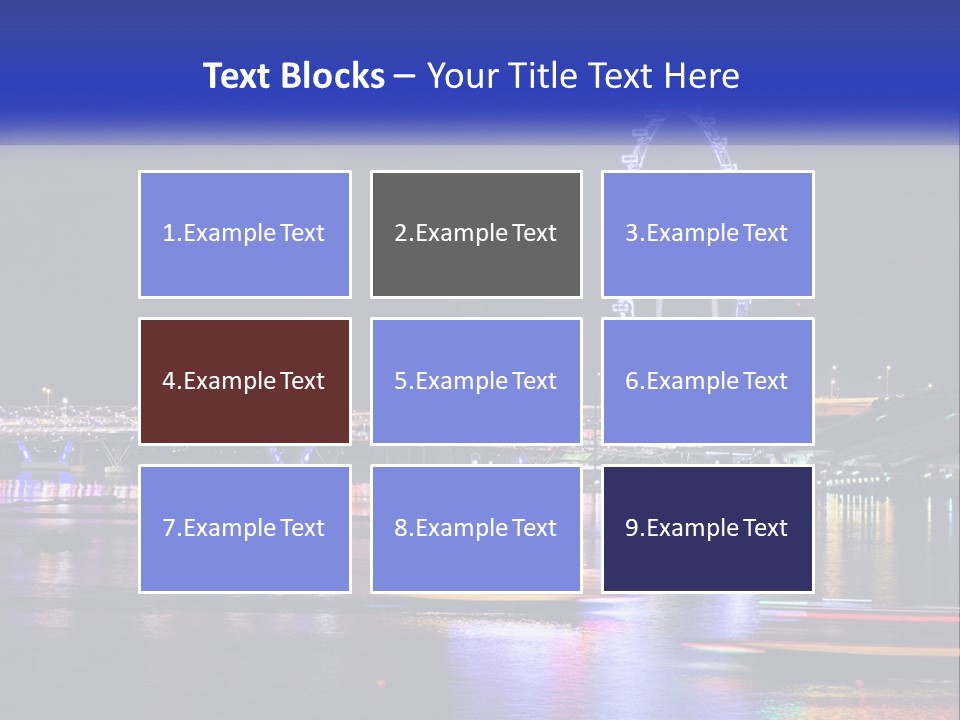 A Large Ferris Wheel In The Middle Of A Body Of Water PowerPoint Template