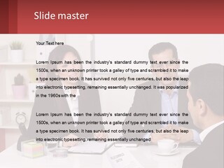 A Group Of People Sitting Around A Table Talking PowerPoint Template