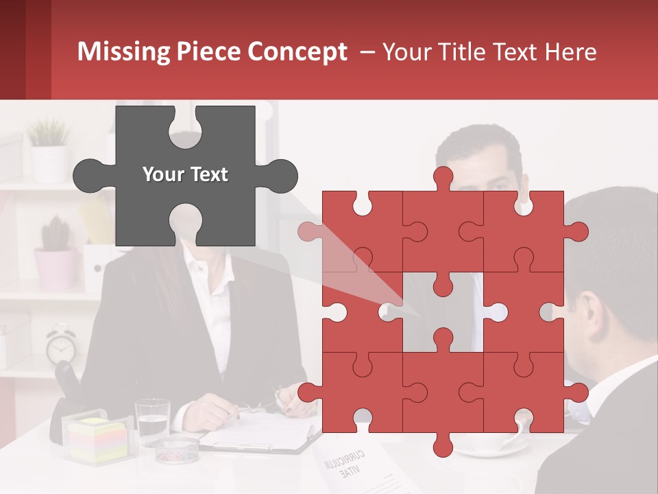 A Group Of People Sitting Around A Table Talking PowerPoint Template