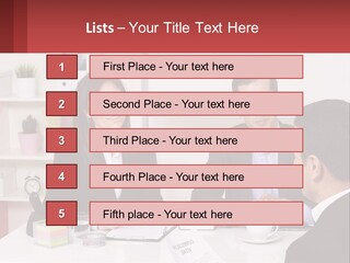 A Group Of People Sitting Around A Table Talking PowerPoint Template