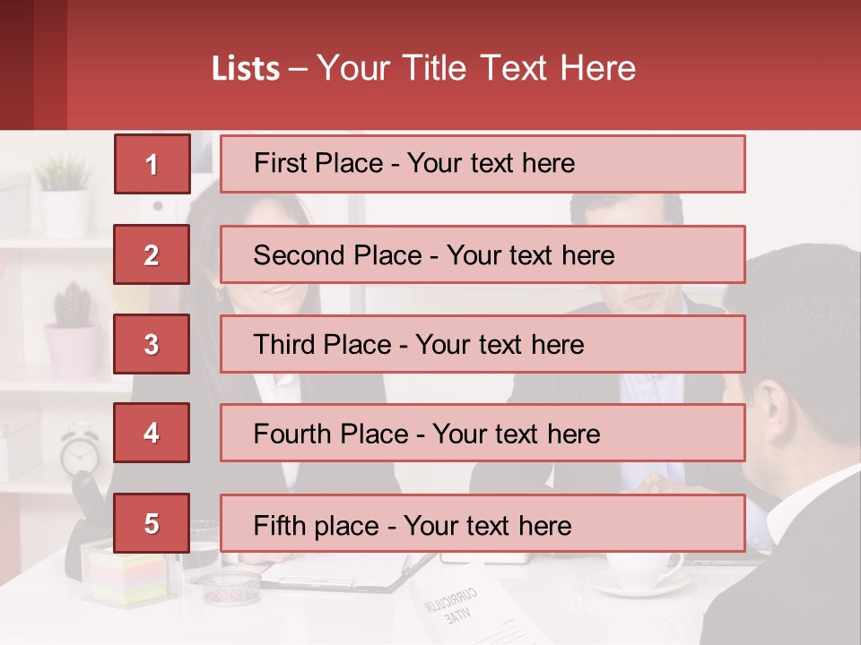 A Group Of People Sitting Around A Table Talking PowerPoint Template