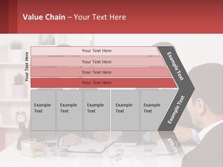 A Group Of People Sitting Around A Table Talking PowerPoint Template