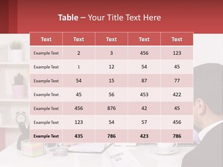A Group Of People Sitting Around A Table Talking PowerPoint Template