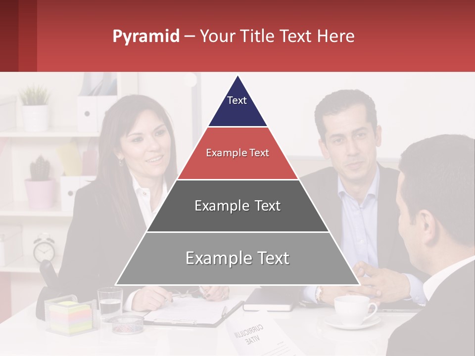 A Group Of People Sitting Around A Table Talking PowerPoint Template