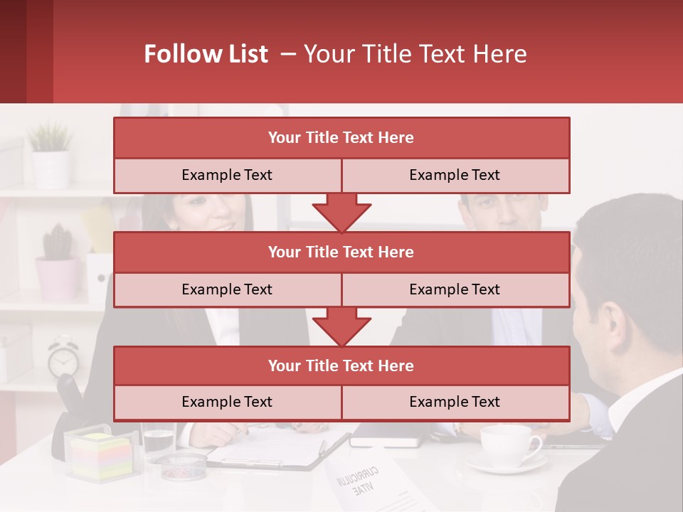 A Group Of People Sitting Around A Table Talking PowerPoint Template