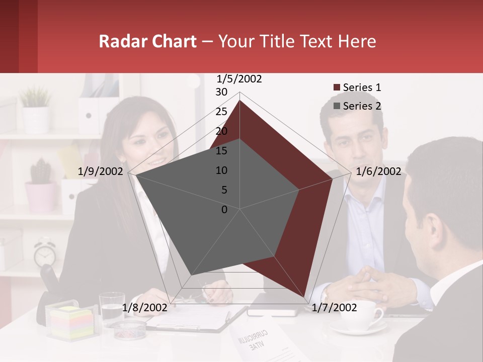 A Group Of People Sitting Around A Table Talking PowerPoint Template