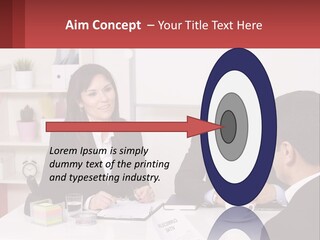 A Group Of People Sitting Around A Table Talking PowerPoint Template