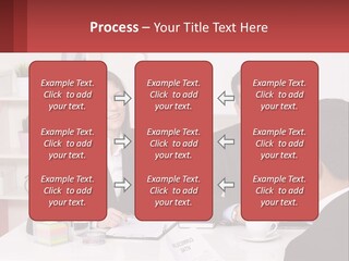 A Group Of People Sitting Around A Table Talking PowerPoint Template
