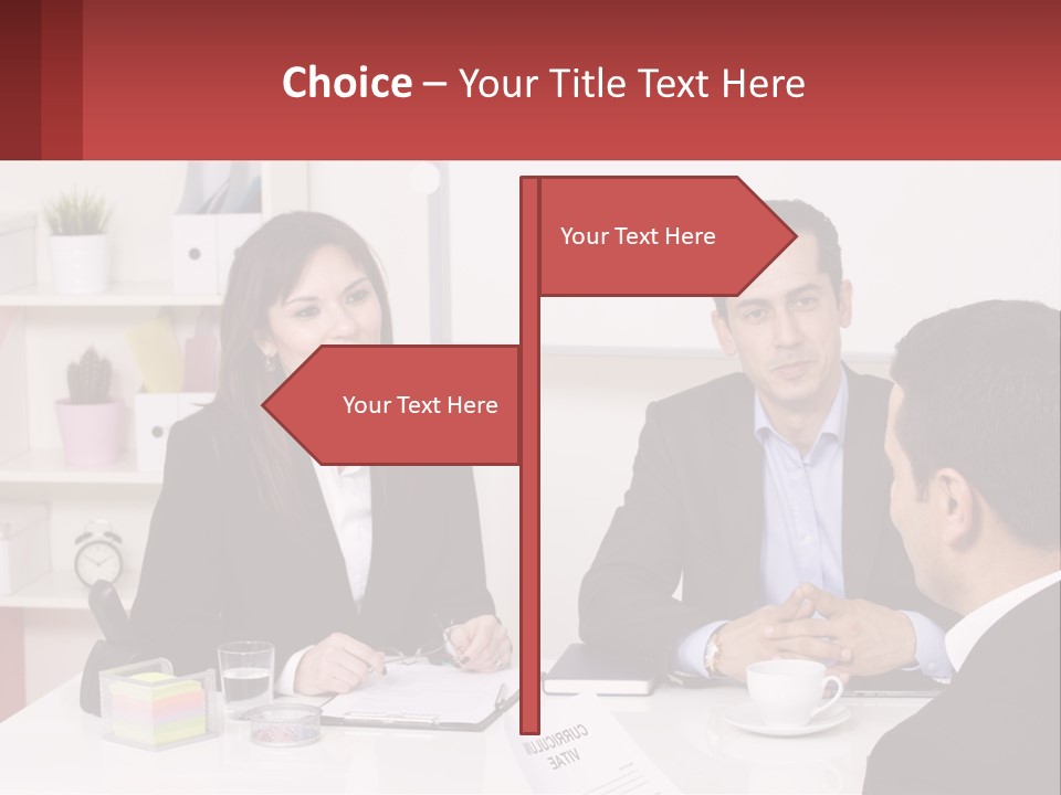 A Group Of People Sitting Around A Table Talking PowerPoint Template