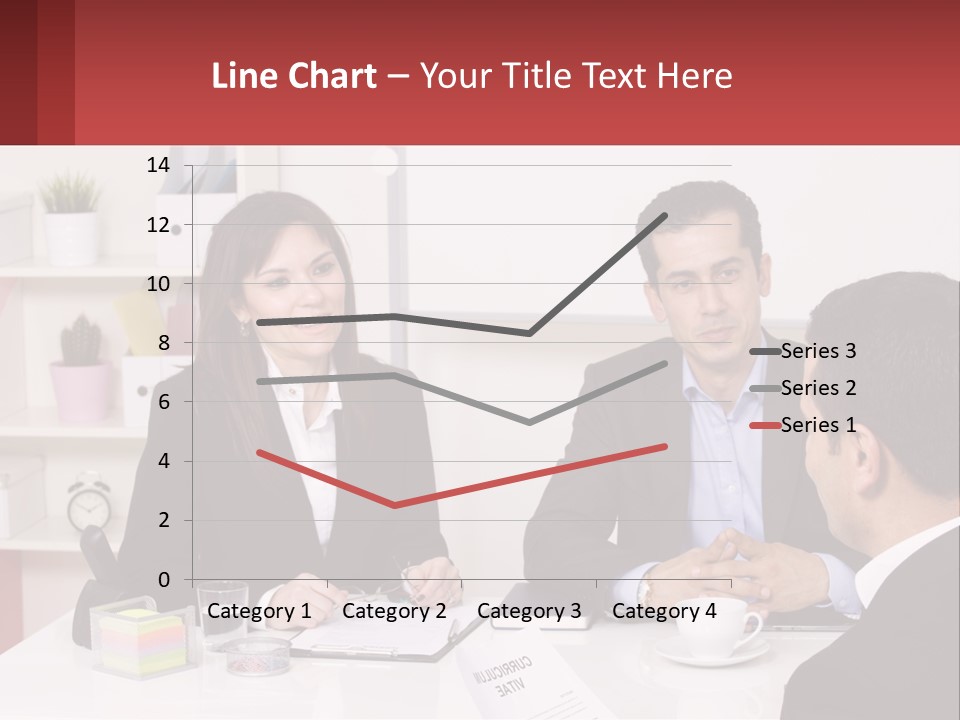 A Group Of People Sitting Around A Table Talking PowerPoint Template