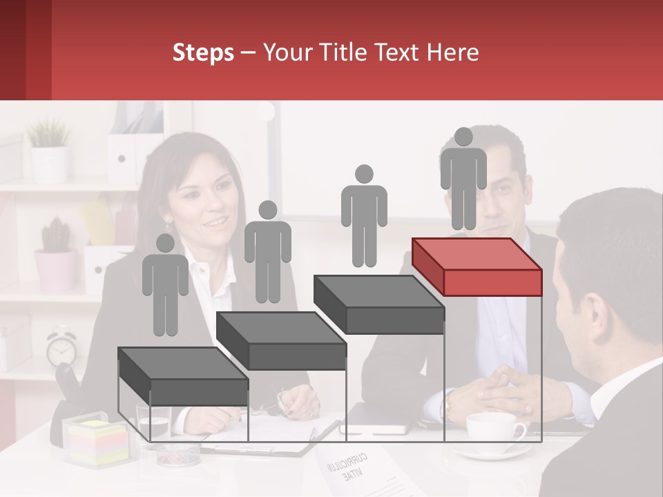 A Group Of People Sitting Around A Table Talking PowerPoint Template
