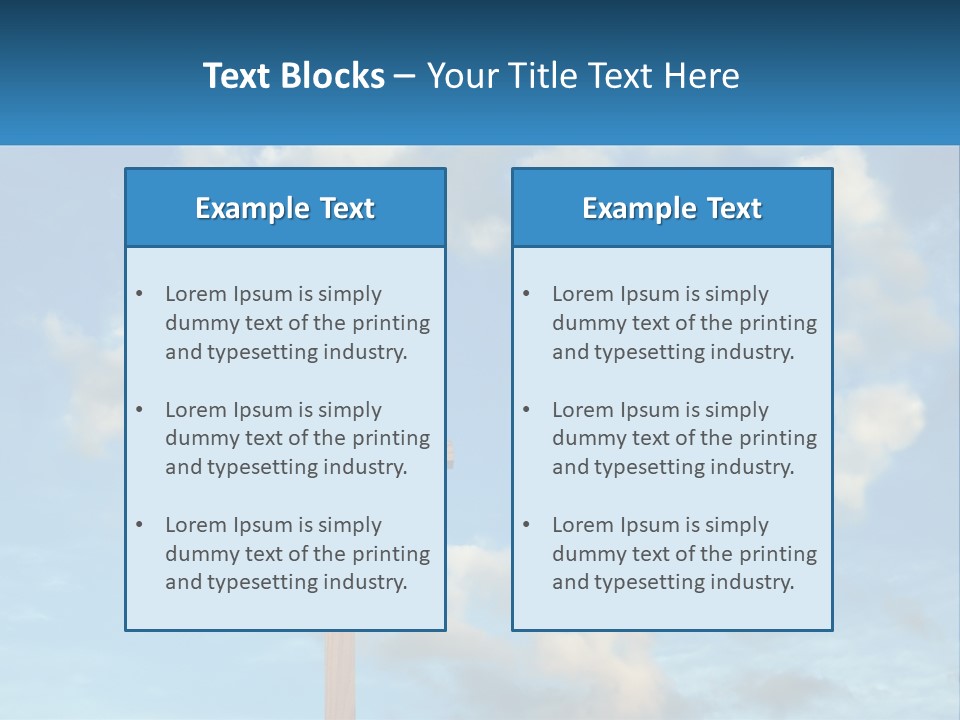 A Wooden Cross With Clouds In The Background PowerPoint Template