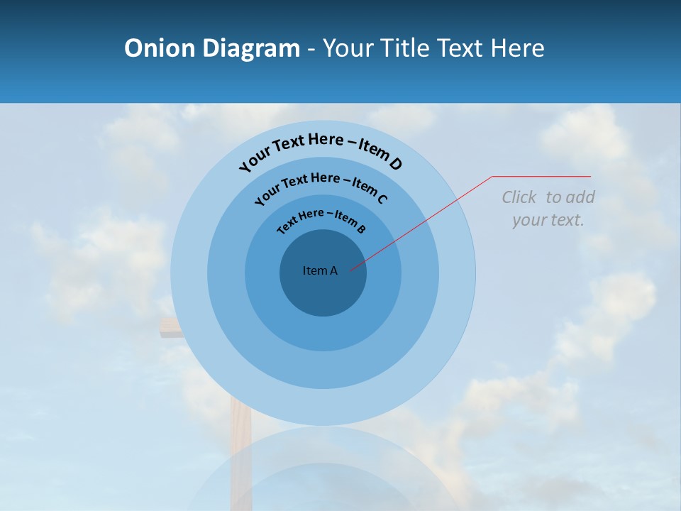 A Wooden Cross With Clouds In The Background PowerPoint Template