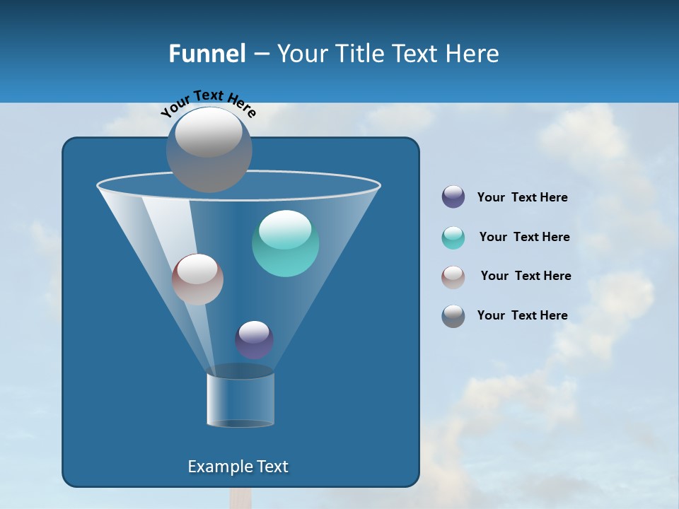 A Wooden Cross With Clouds In The Background PowerPoint Template