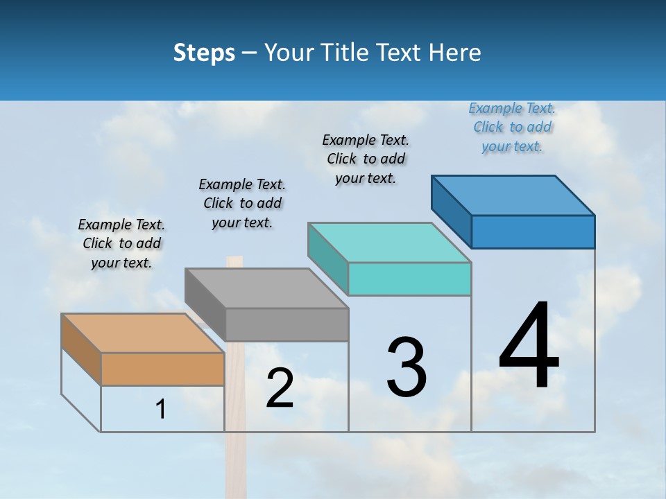 A Wooden Cross With Clouds In The Background PowerPoint Template