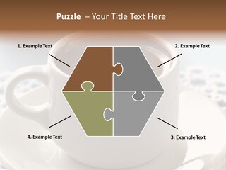 A Cup Of Hot Chocolate On A Saucer PowerPoint Template