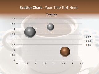 A Cup Of Hot Chocolate On A Saucer PowerPoint Template