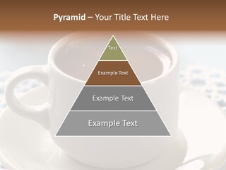 A Cup Of Hot Chocolate On A Saucer PowerPoint Template
