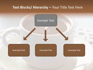 A Cup Of Hot Chocolate On A Saucer PowerPoint Template
