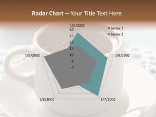 A Cup Of Hot Chocolate On A Saucer PowerPoint Template