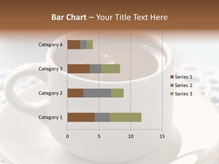 A Cup Of Hot Chocolate On A Saucer PowerPoint Template