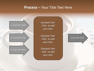A Cup Of Hot Chocolate On A Saucer PowerPoint Template