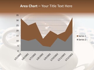 A Cup Of Hot Chocolate On A Saucer PowerPoint Template