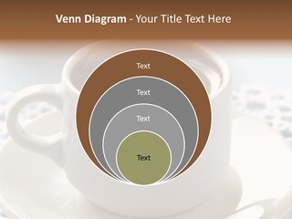 A Cup Of Hot Chocolate On A Saucer PowerPoint Template