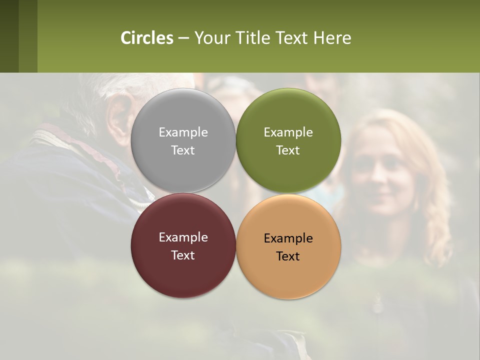 A Group Of People Standing Next To Each Other PowerPoint Template