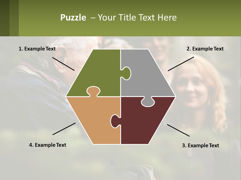 A Group Of People Standing Next To Each Other PowerPoint Template