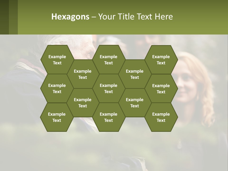 A Group Of People Standing Next To Each Other PowerPoint Template