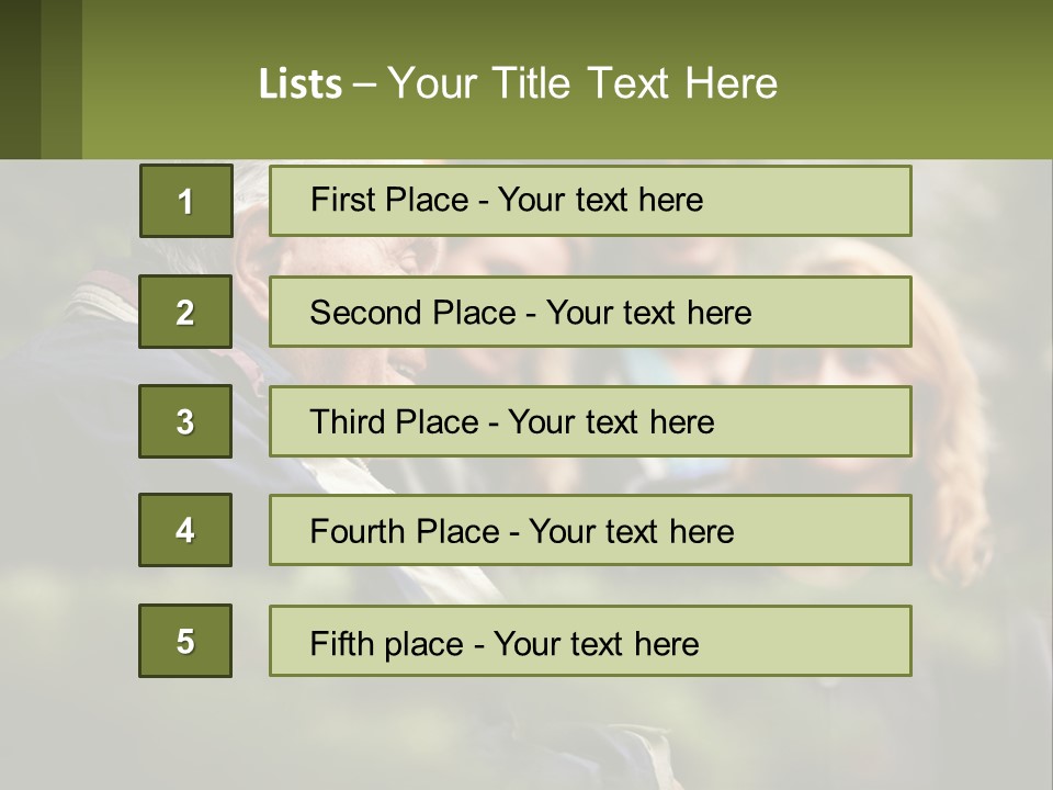A Group Of People Standing Next To Each Other PowerPoint Template