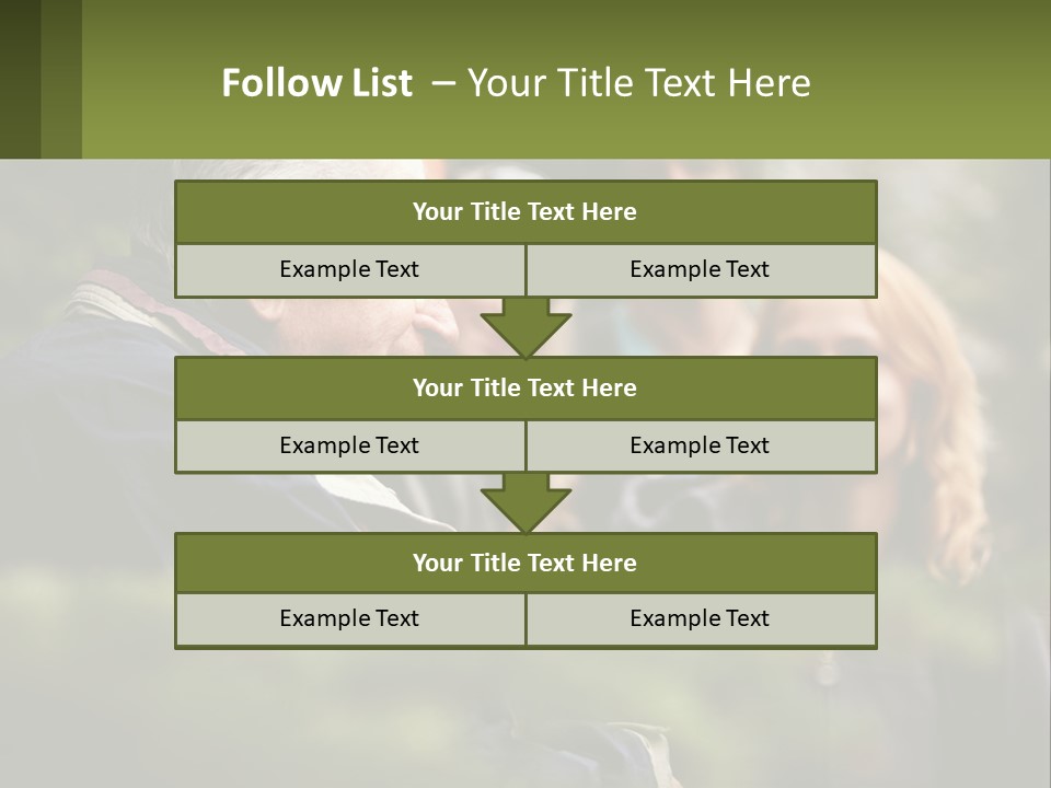 A Group Of People Standing Next To Each Other PowerPoint Template