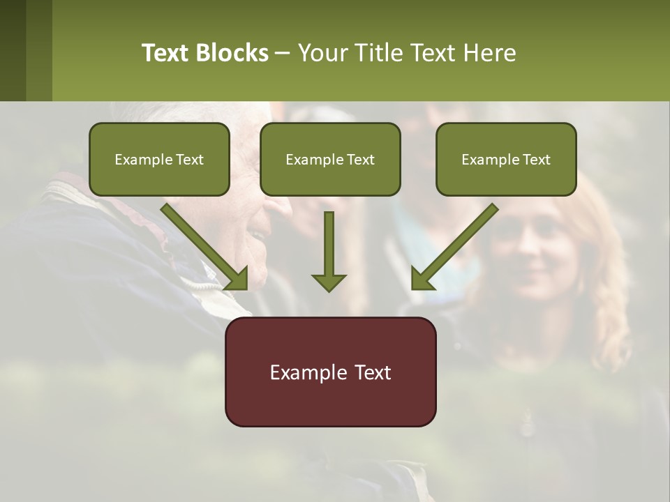 A Group Of People Standing Next To Each Other PowerPoint Template