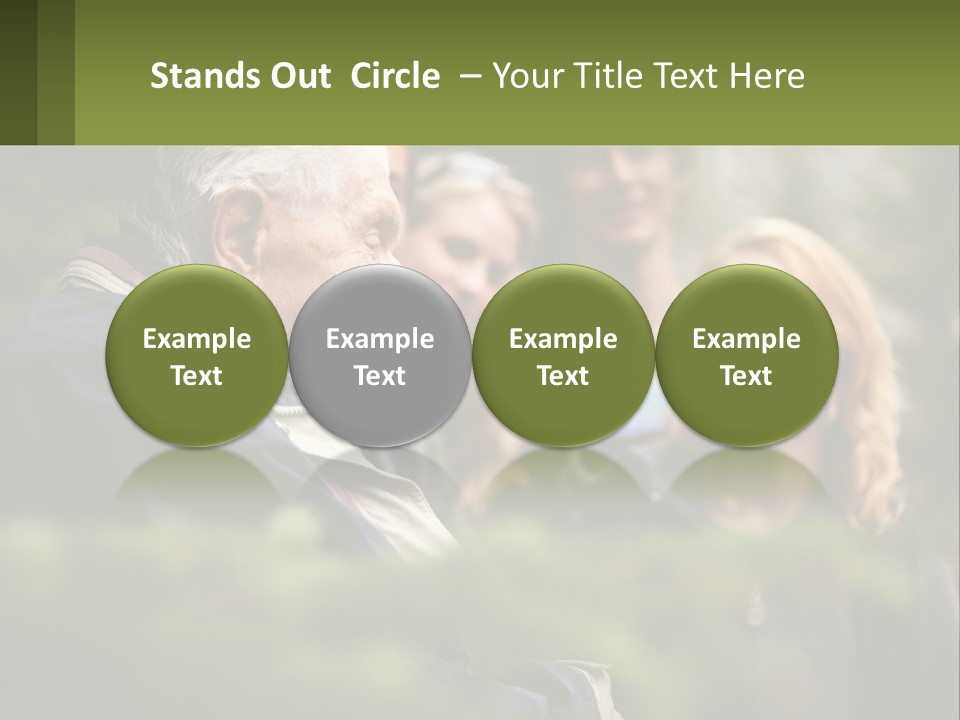 A Group Of People Standing Next To Each Other PowerPoint Template