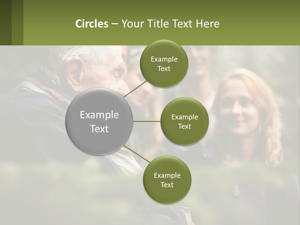 A Group Of People Standing Next To Each Other PowerPoint Template