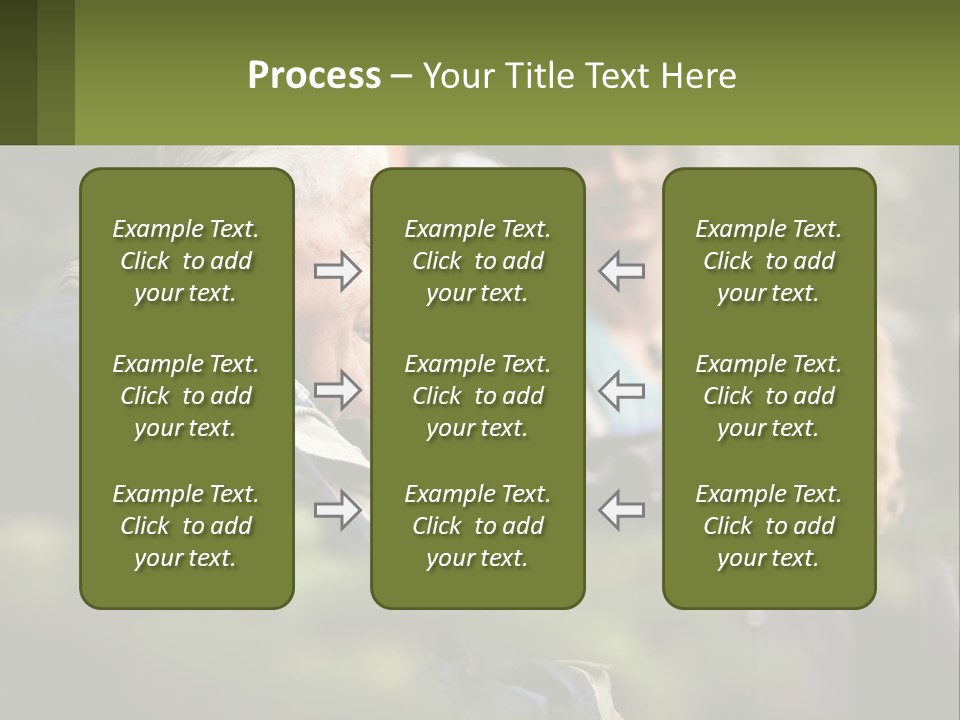 A Group Of People Standing Next To Each Other PowerPoint Template