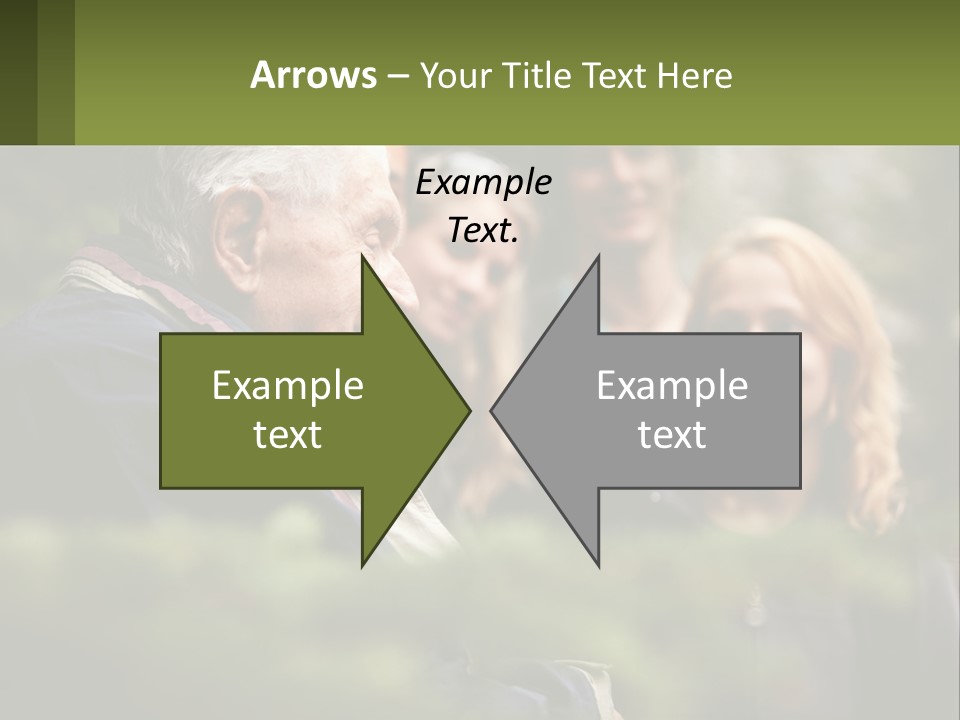 A Group Of People Standing Next To Each Other PowerPoint Template