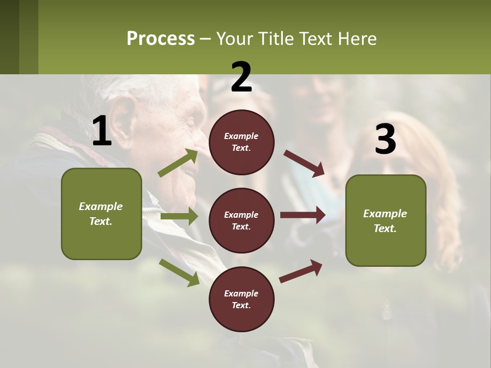 A Group Of People Standing Next To Each Other PowerPoint Template