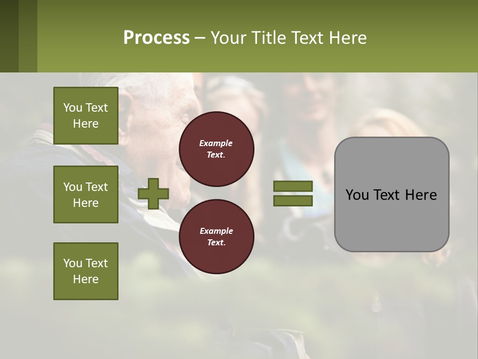 A Group Of People Standing Next To Each Other PowerPoint Template