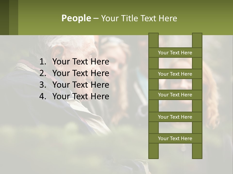 A Group Of People Standing Next To Each Other PowerPoint Template