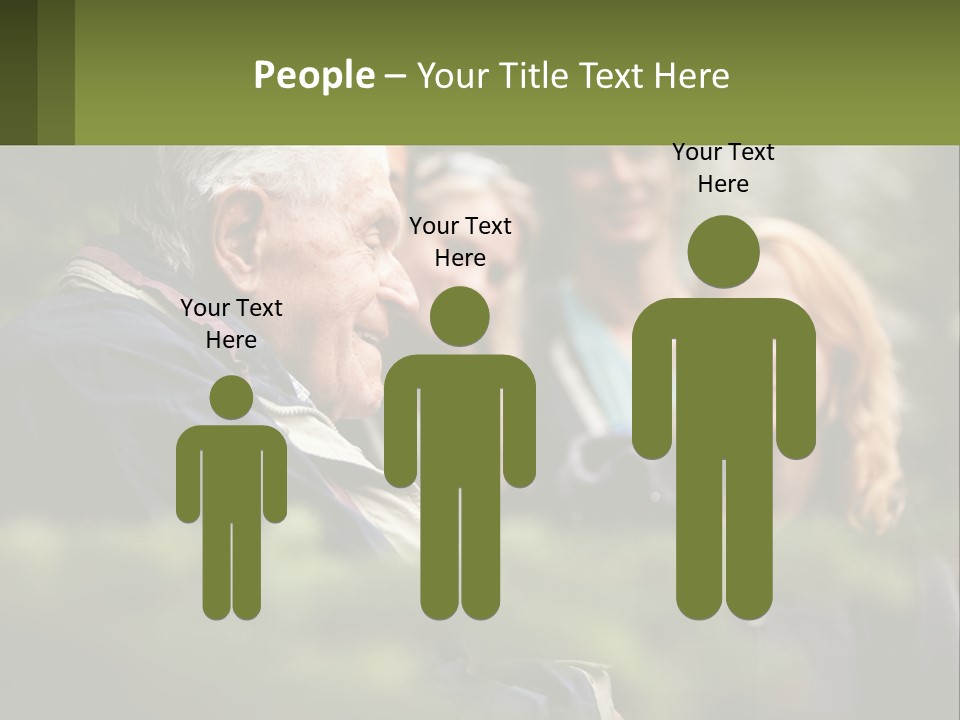 A Group Of People Standing Next To Each Other PowerPoint Template