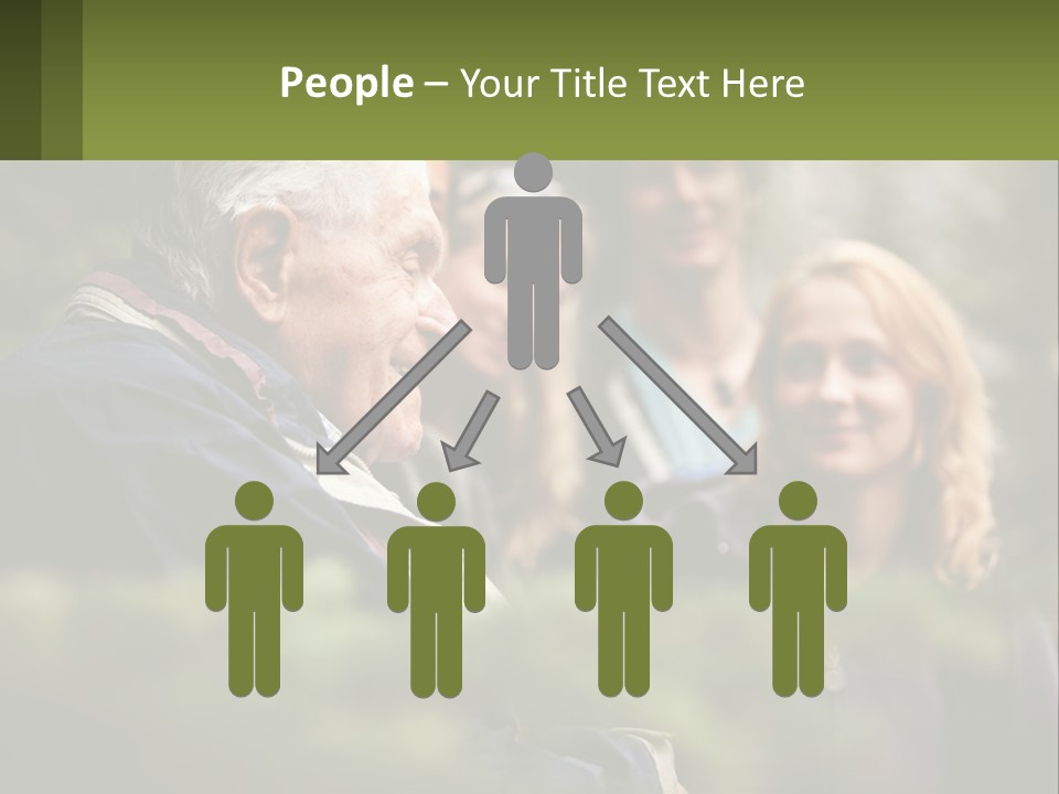 A Group Of People Standing Next To Each Other PowerPoint Template